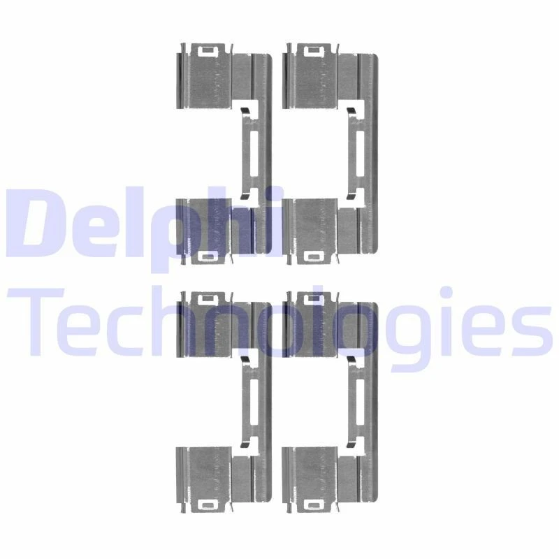 Image of DELPHI Brake pad fitting kit DELPHI LX0551