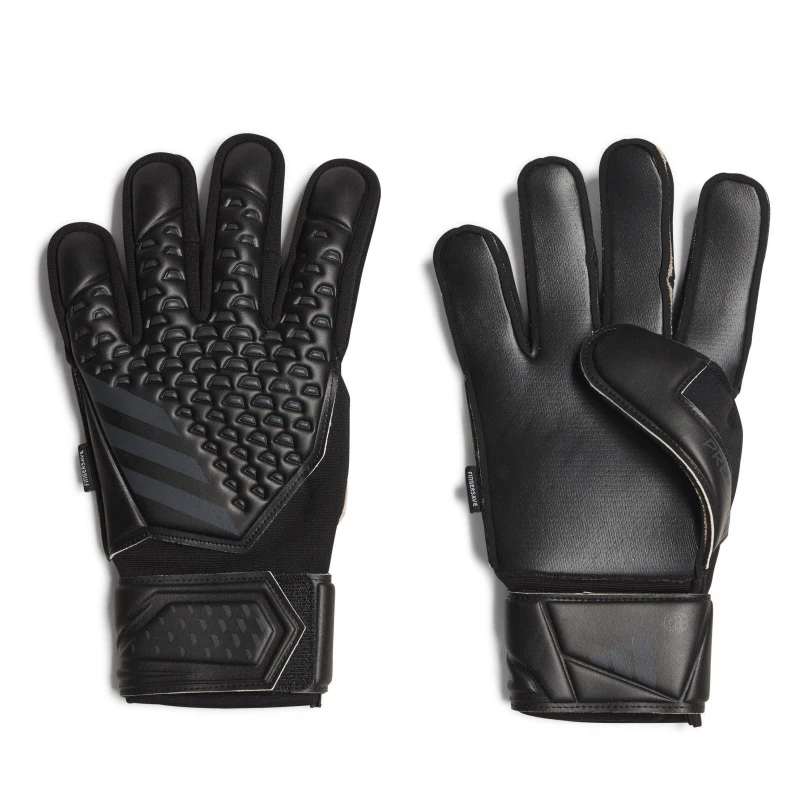 Image of adidas Predator Match Fingersave Goalkeeper Gloves Adults - Black 7