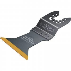 image of Faithfull MFBM45 BiM Flush Cut Titanium Nitride Coated Plunge Saw Blade 45mm Pack of 1