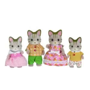 Image of Sylvanian Families Striped Cat Family