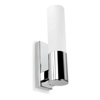 Image of Leds-C4 Dresde On - 1 Light Bathroom Wall Light Chrome IP44, E14