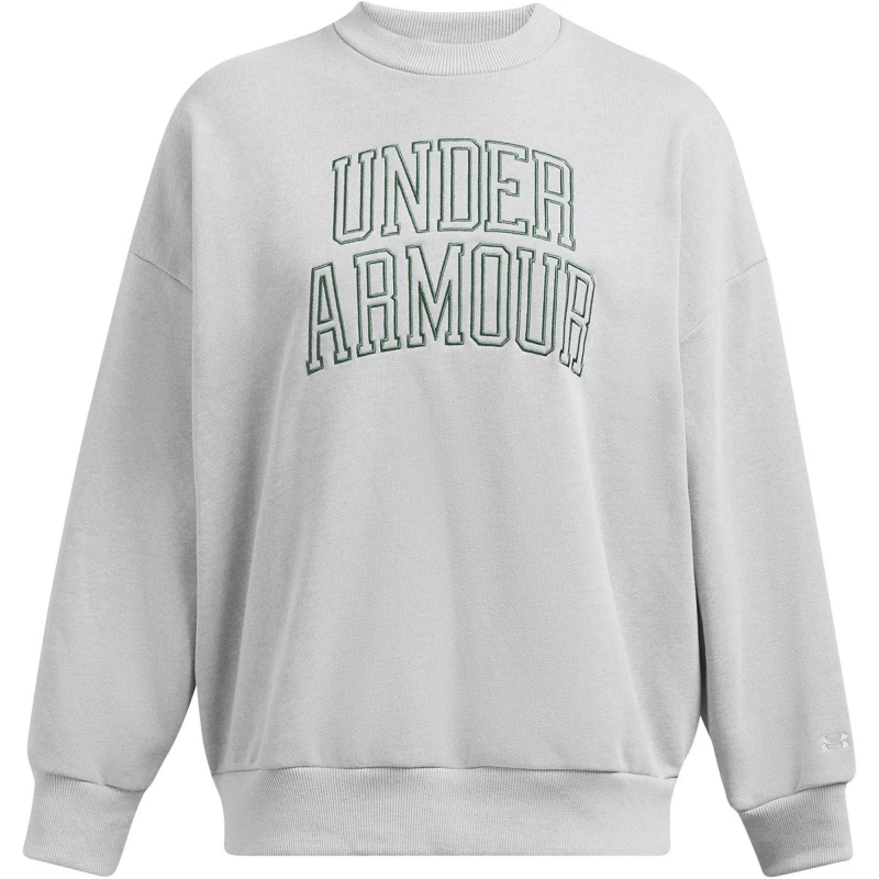 Image of Under Armour Womens Icon Crew Sweatshirt Grey female 8 (XS)