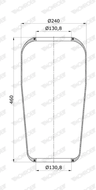Image of MONROE Boot, air suspension MONROE ASP2010