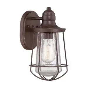 Image of Outdoor IP44 Wall Light Western Bronze LED E27 60W d02302