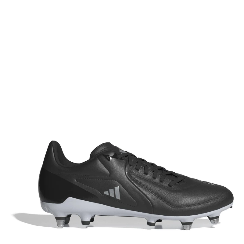 Image of adidas Adizero RS15 Elite Adults Soft Ground Rugby Boots Black/White male 7 (40.7)