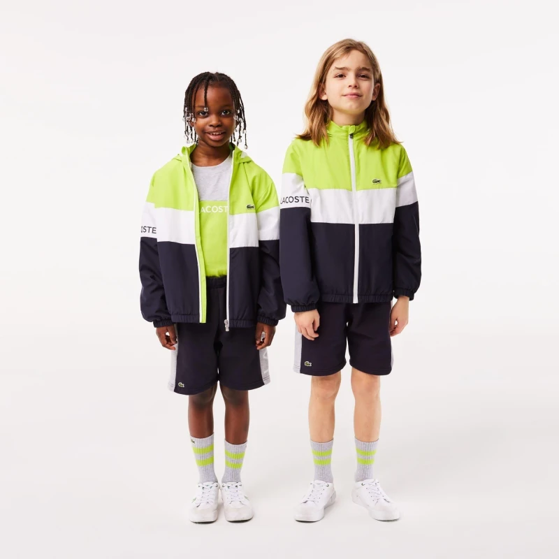 Image of Lacoste Printed Hoodie - Green Green 14 Years