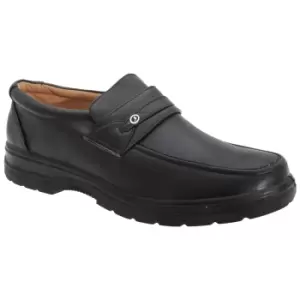 Image of Smart Uns Mens Apron Saddle Casual Shoes (10 UK) (Black)