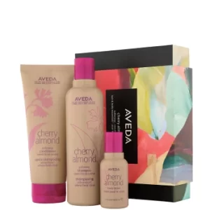 image of Aveda Cherry Almond Softening Hair & Body Essentials Set