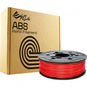 image of Filament XYZprinting ABS plastic 1.75mm Red 600g Refill