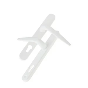 Image of Yale Essentials White Zinc alloy Lever Door handle (L)32mm Pair
