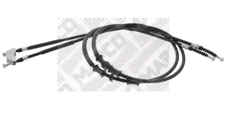 Image of MAPCO 5687 Brake Cable Rear, 1400mm Cable,parking brake (124)