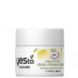 Image of yes to Avocado Fragrance Free Daily Moisturiser 50ml