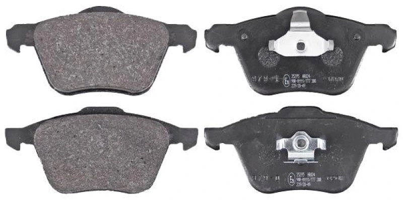 Image of A.B.S. 35295 Brake pad set not prepared for wear warning indicator Brake Pad Set,disc brake (402)