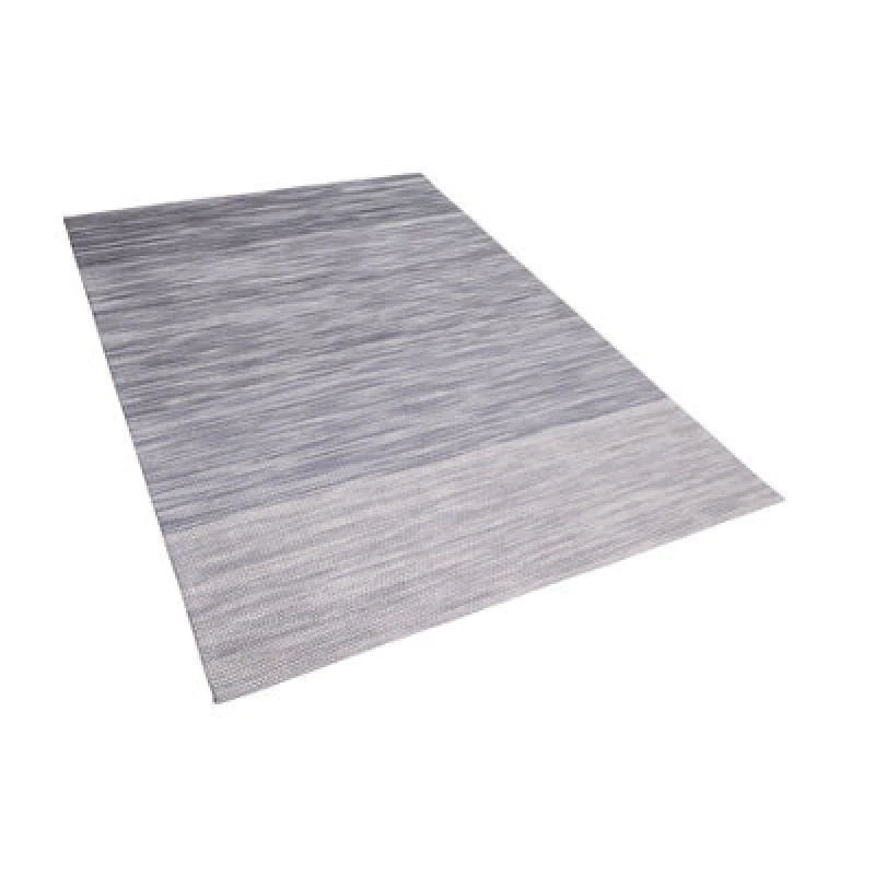 Image of Beliani Rug Kapakli Grey 140 X 200 Cm Wool