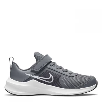 Image of Nike Downshifter 11 Little Kids Shoe - Grey/White