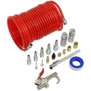 image of Sealey 19 Piece Air Blow Gun Accessory Kit