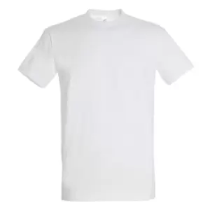 image of SOLS Mens Imperial Heavyweight Short Sleeve T-Shirt (3XL) (White)