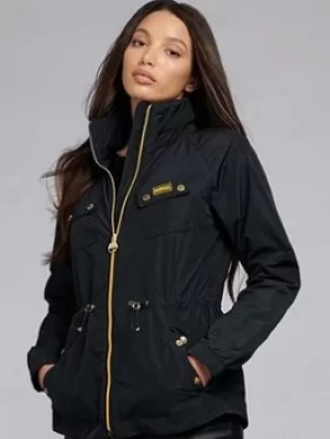 Image of Barbour International Sugo Showerproof -black, Black, Size 14, Women