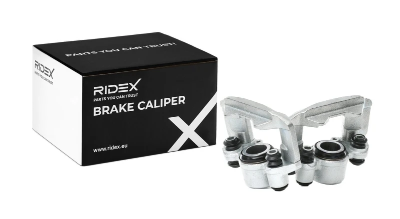 Image of RIDEX 78B1678 Brake caliper Rear Axle, without holder Cast Iron Brake Caliper (78)