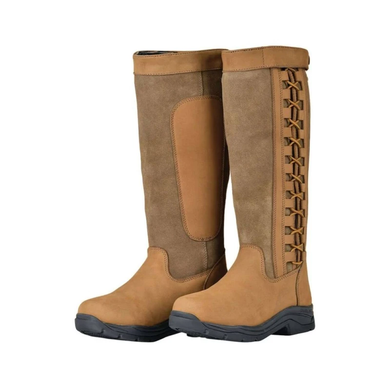 Image of Dublin Pinnacle lll Leather Jodhpur Boots in Tan Size: 4 Tan Unisex 4