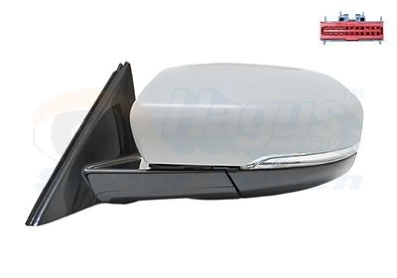 Image of VAN WEZEL Wing mirror VAN WEZEL 0251807