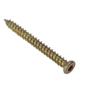 Image of ForgeFix Concrete Frame Screw Torx Compatible High-Low Thread ZYP 7.5 x 102mm Bag 10