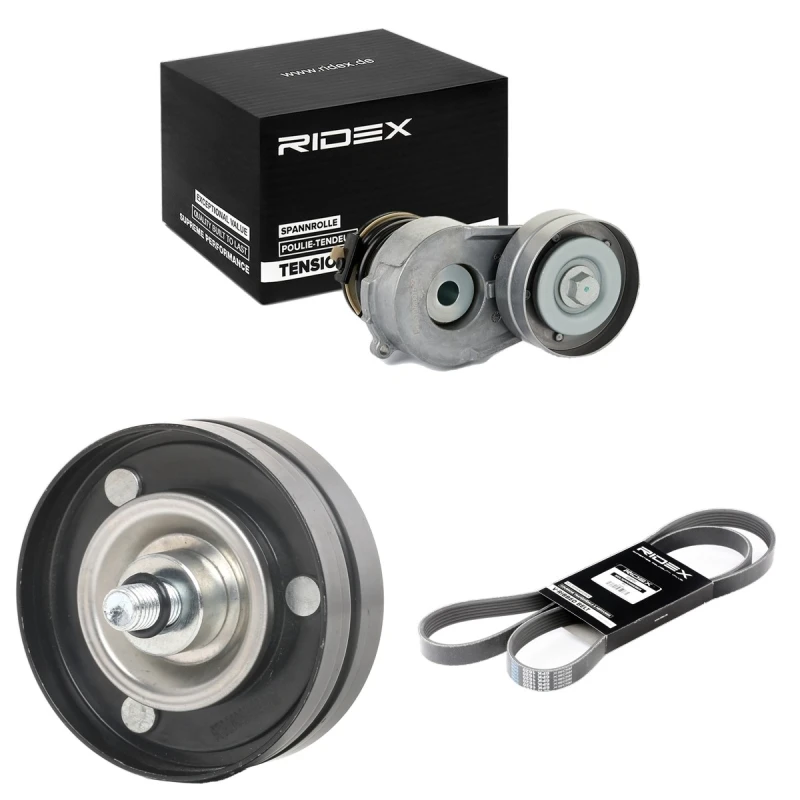 Image of RIDEX 542R0127 V-ribbed belt set V-Ribbed Belt Set (542)