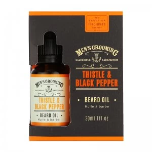 Image of Scottish Fine Soaps Thistle and Black Pepper Beard Oil 30ml