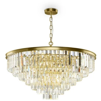 Image of Maytoni Lighting - Maytoni Classic - Revero Classic Revero 16 Light Brass Pendant Ceiling Light