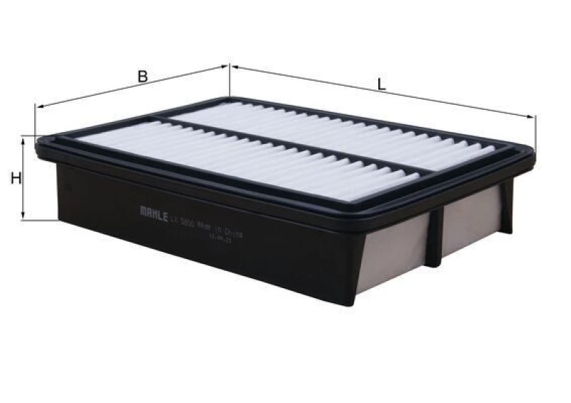 Image of Air filter MAHLE LX 5800