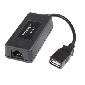 image of StarTech 1 Port USB over Cat5 Cat6 Ethernet Extender up to 131ft 40m