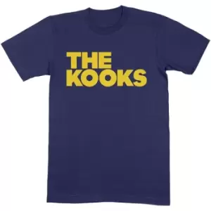Image of The Kooks - Logo Unisex Small T-Shirt - Blue