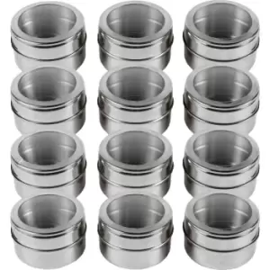 Image of Magnetic Spice Tins - Set Of 12 M&W - Multi