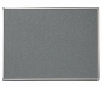 Image of Bi-Office Maya Grey Felt Ntcbrd Alu Frame 120x120cm