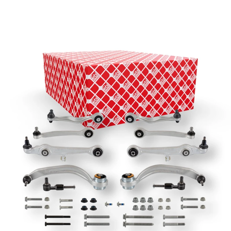 Image of FEBI BILSTEIN 21500 Control arm repair kit ProKit without coupling rod, Front Axle Right Suspension Kit (772)