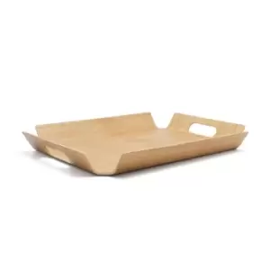 image of Bredemeijer Serving Tray Madera Design Rectangular Large in Natural Wood