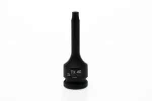 Image of Teng Tools 921240TX-C 1/2" Drive - TX Impact Socket - TX40 Chrome Molybdenum