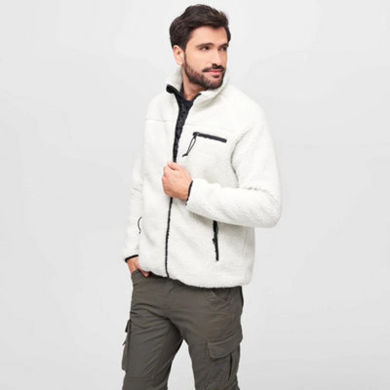Image of Brandit Teddyfleece Jacket White Size Small