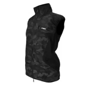 image of Whitaker Womens/Ladies Sydney Camo Gilet (XS) (Black)