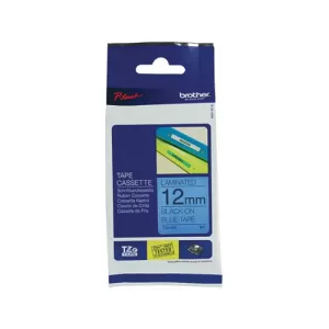 Image of Brother P-touch TZe-531 Black On Blue Label Tape 12mm x 8m