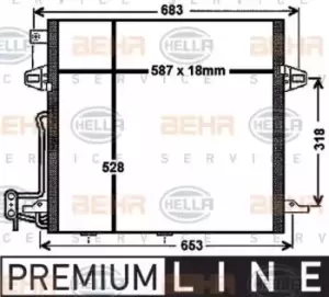 Image of Condenser Air Conditioning 8FC351330-611 by BEHR