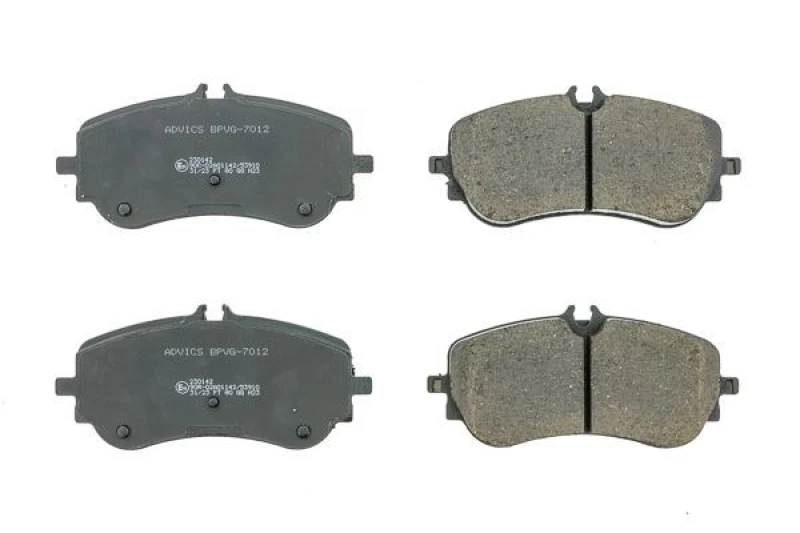 Image of AISIN BPVG-7012 Brake pad set prepared for wear warning indicator Brake Pad Set,disc brake (402)