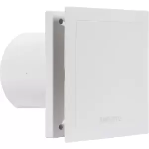 image of Airflow QuietAir Extractor Fan 100mm Timer in White ABS