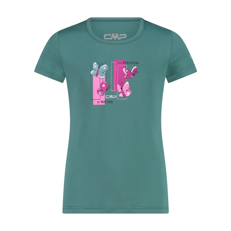 Image of CMP Wide neck T-Shirt for girls CMP Vert Female 4 ans