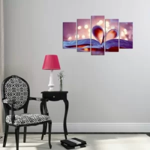 Image of 5MX-118 Multicolor Decorative MDF Painting (5 Pieces)