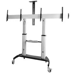 Image of StarTech.com Dual TV Cart - 37-60in Display
