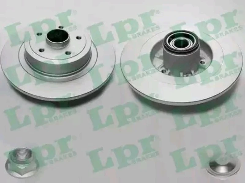 Image of LPR R1046PCA Brake disc LPR HUB BRAKE DISC LINE Solid, with ABS sensor ring Brake Disc (82)