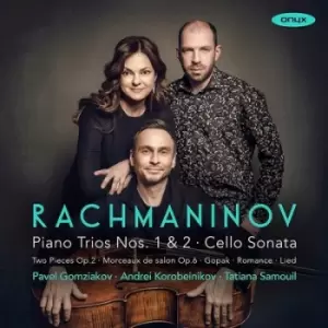 image of Rachmaninov Piano Trios Nos 1 & 2/Cello Sonata/ by Sergei Rachmaninov CD Album