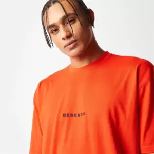 Image of Mennace Essentials Regular Fit T Shirt - Red