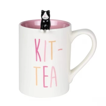 Image of Kit-Tea Mug with Sculpted Spoon Set